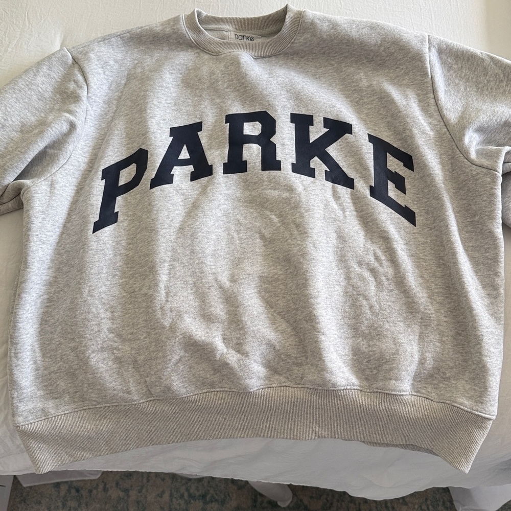 PARKE Crewneck Grey/Navy